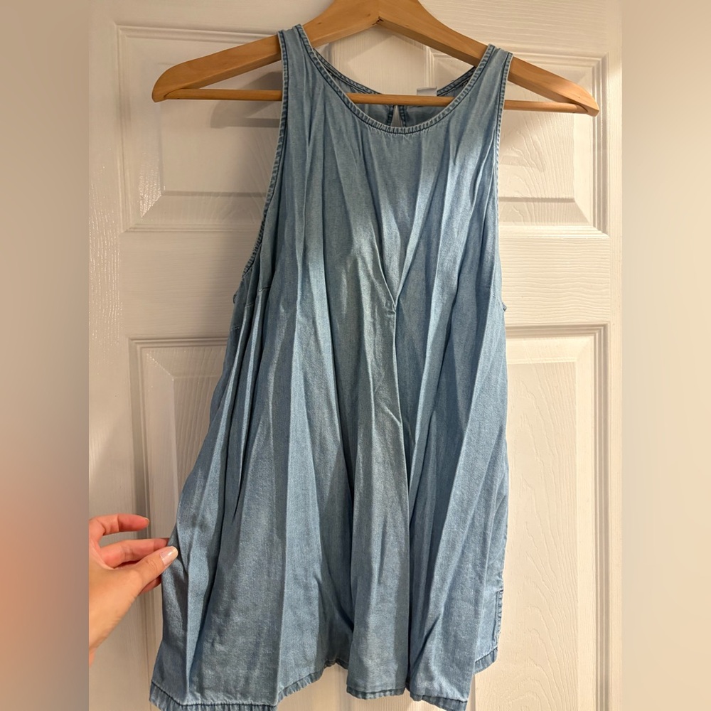 Old Navy Denim Blue Sleeveless Top
